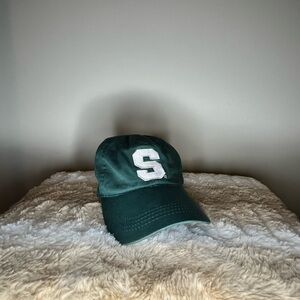 Spartan Green Cap with White Embroidery
